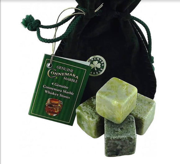 Set of 4 Connemara Marble Whiskey Stones