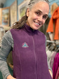 Ladies Embroidered Fleece Zip Vest