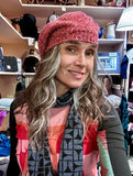 Cable Knit Beret...Merino and Cashmere