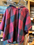 Lindsey Tartan Wool Hooded Cape