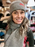 Blanket Stitch Ribbed Hat