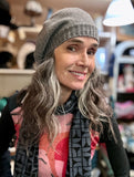 Cable Knit Beret...Merino and Cashmere