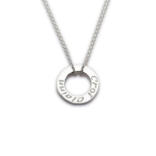 Enibas Croí álainn....a beautiful heart double pendant.. Sterling Silver