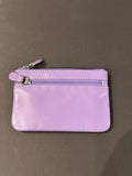 Leather Card Wallet with a Celtic Eternity Knot ~ Lavender