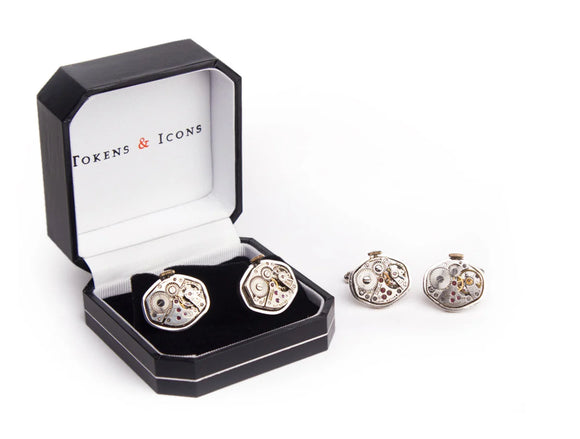 Vintage Watch Movement Cuff Links