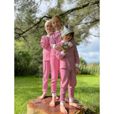 Organic Cotton Children’s Candy Stripe waffle set