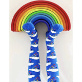 Organic Cotton Children’s Tights made in Ireland Rainbows