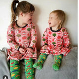 Organic Cotton Children’s Tights made in Ireland Rainbows