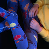 Organic Cotton Children’s Tights made in Ireland Dinosaurs