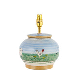 Nicholas Mosse 5 in Landscape Animal Lawn Lamp & Shade