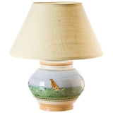 Nicholas Mosse 5 in Landscape Animal Lawn Lamp & Shade