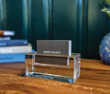 Simon Pearce Woodbury Business Card Holder