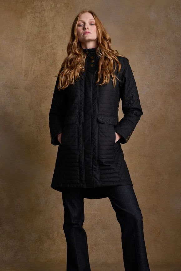 Waxed Cotton Quilted Jacket