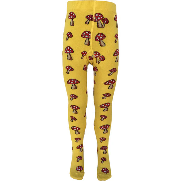 Organic Cotton Children’s Tights made in Ireland Mushrooms