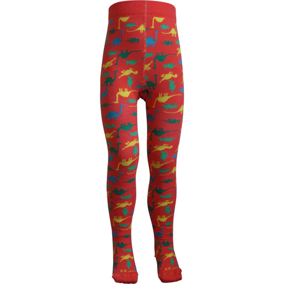 Organic Cotton Children’s Tights made in Ireland Dinosaurs