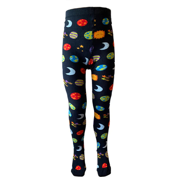Organic Cotton Children’s Tights made in Ireland Galaxy