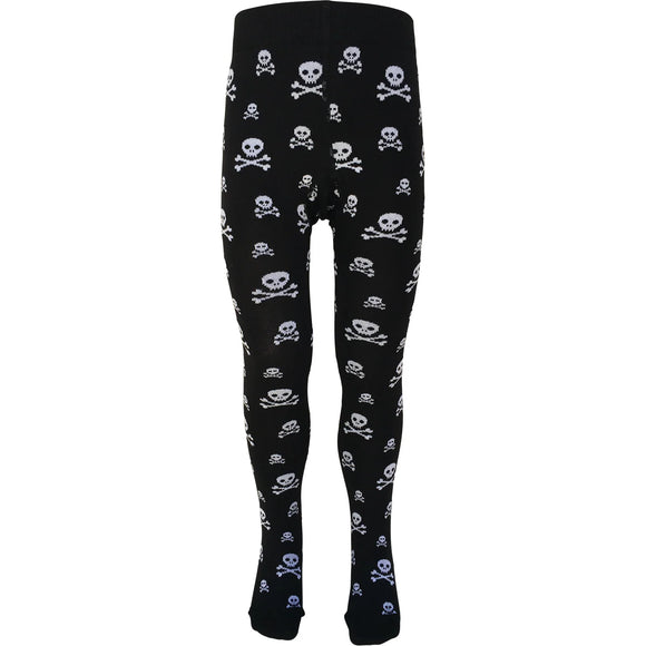 Organic Cotton Children’s Tights made in Ireland Skulls/Pirate