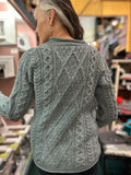 Ladies Roll Neck Cable knit Sweater