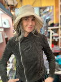 Irish Linen Rain Hat…Natural