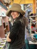 Irish Linen Rain Hat…Khaki