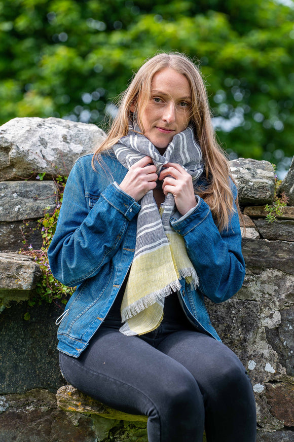 McNutt of Donegal 100%  Irish Linen Scarf