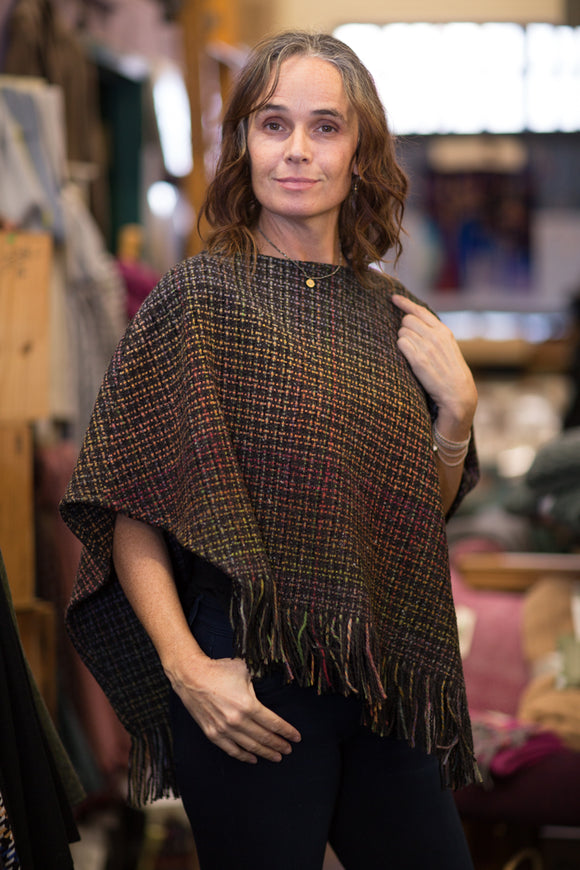 Handwoven Studio Donegal Irish Tweed Poncho -  Studio Donegal