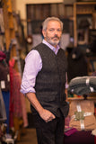 Donegal Tweed Sleeveless Men’s Coat/Vest -  Jonathon Richard