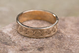 Celtic Spiral Wedding Band 14K -  Mary-Anne's Irish Gift Shop