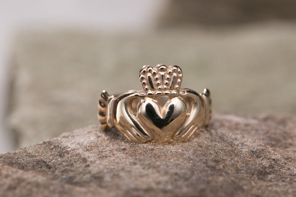 Mens 10K Heavyweight Claddagh Ring -  Jim O'Conner