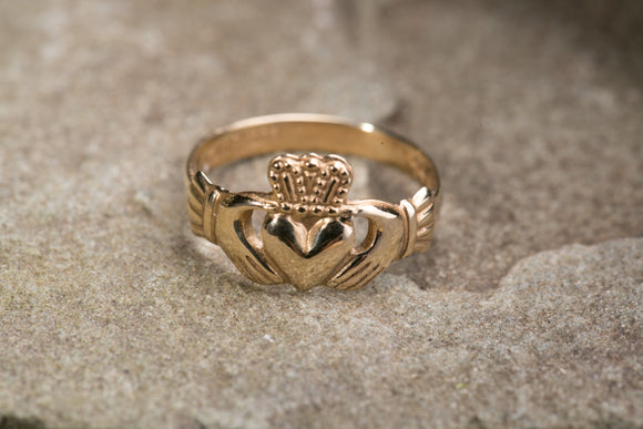 Ladies Claddagh Ring 14k Gold -  Jim O'Conner