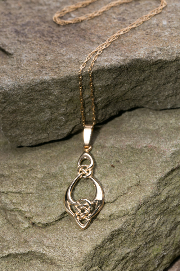 10K Celtic Knot Pendant -  Mary-Anne's Irish Gift Shop