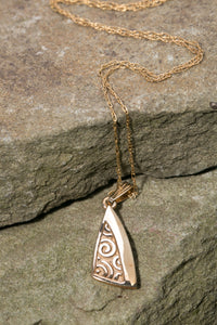 10K Celtic Spiral Pendant -  Mary-Anne's Irish Gift Shop