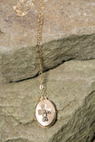 10K Celtic Knot Cross Locket -  Solvar