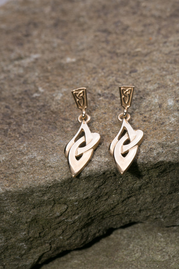 10K Celtic Knot Stud Earrings -  Mary-Anne's Irish Gift Shop