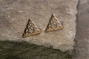 10K Celtic Knot Stud Earrings -  Mary-Anne's Irish Gift Shop