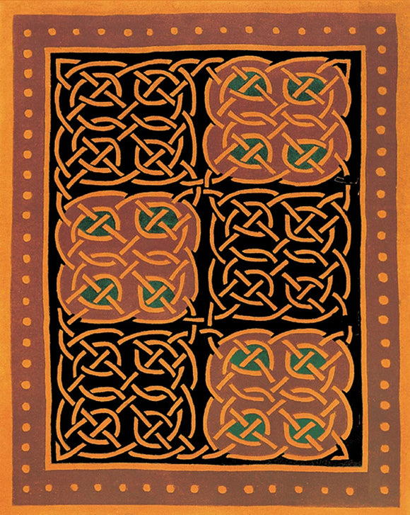 Celtic Hand Tufted Rug -  celtic rug