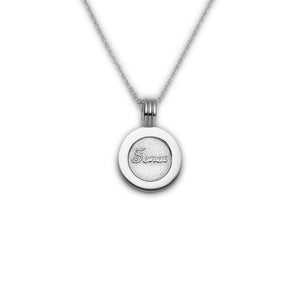 Enibas Happiness....Sonas Coin Stering Silver Pendant -  Enibas