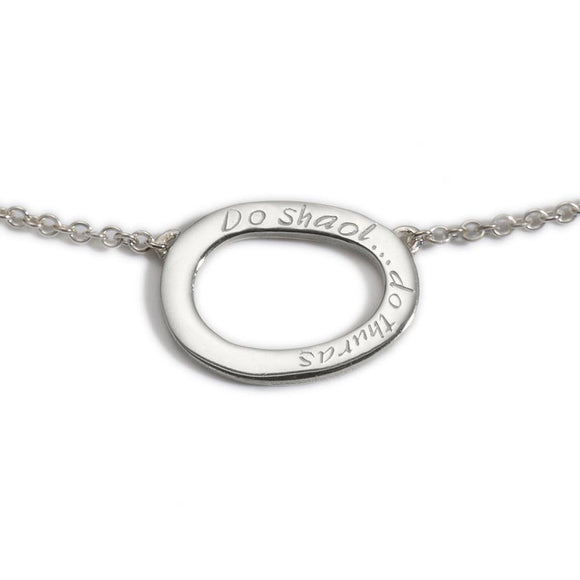 Enibas Your Life Your Journey large Sterling Silver Pendant....do shaol do thuras -  Enibas