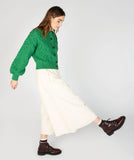 Cropped Aran Cardigan Emerald -  Irelands eye
