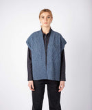 Fisherman Aran Cable Knit Vest -  Irelands eye