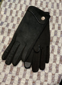 Ladies Suede Gloves with Celtic Knot -  I like it