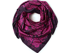 Ladies Silk Twill Scarf -  Lou Brennan
