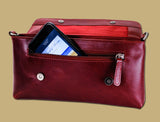 Celtic Knot Leather Clutch Bag -  Lee River