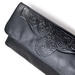 Celtic Knot Leather Clutch Bag -  Lee River