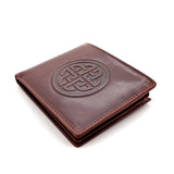 Leather Wallet with a Celtic Eternity Knot -  Lee River