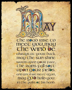 Irish Blessing Vintage Metal Sign -  Natures Craft