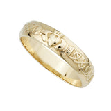 14K Claddagh Narrow Wedding Band -  Mary-Anne's Irish Gift Shop