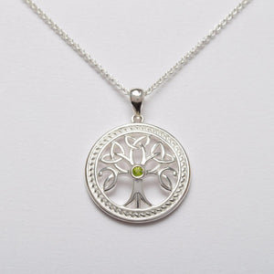 Celtic Tree of Life Sterling Silver Pendant -  Solvar