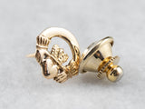 Mens 14K Claddagh Tie Tack -  Jim O'Conner