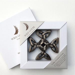 Wild Goose Studio Celtic Creation Cross in Bronze -  Wild Goose Studio